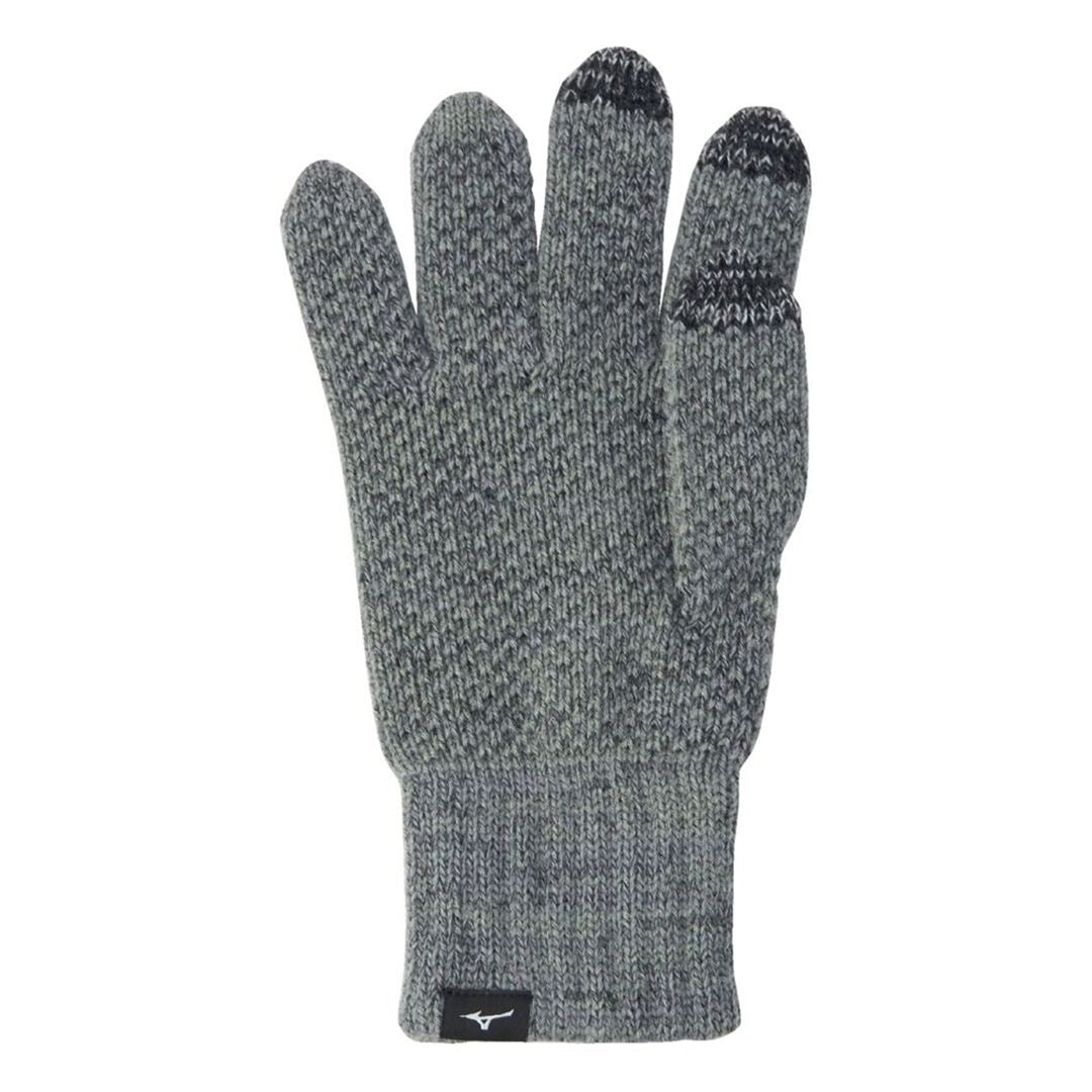 MIZUNO Breath Thermo Long Wappen Knit Gloves B2JYC525 Touchscreen Compatible