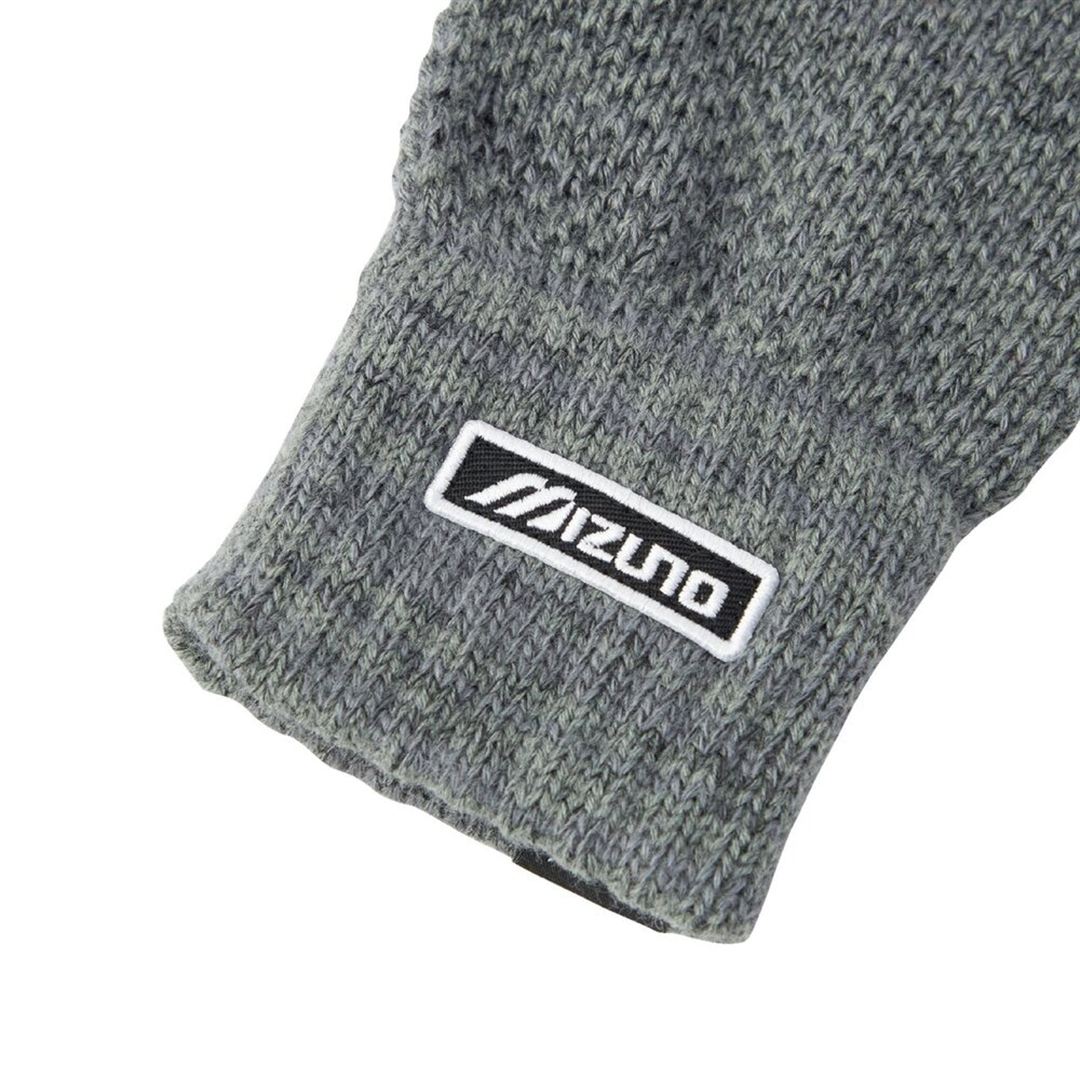 MIZUNO Breath Thermo Long Wappen Knit Gloves B2JYC525 Touchscreen Compatible