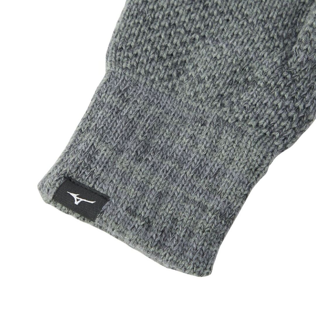 MIZUNO Breath Thermo Long Wappen Knit Gloves B2JYC525 Touchscreen Compatible