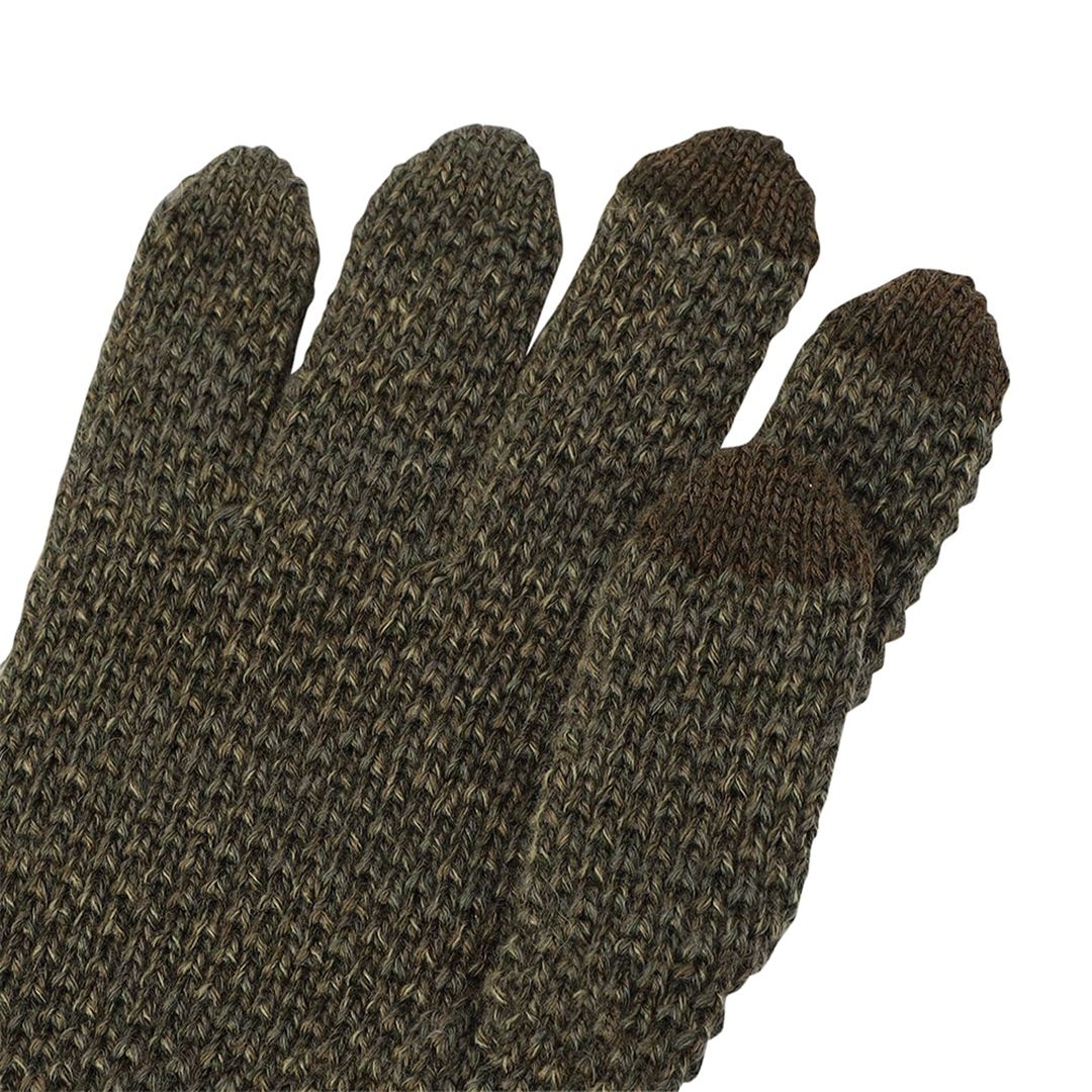MIZUNO Breath Thermo Long Wappen Knit Gloves B2JYC525 Touchscreen Compatible