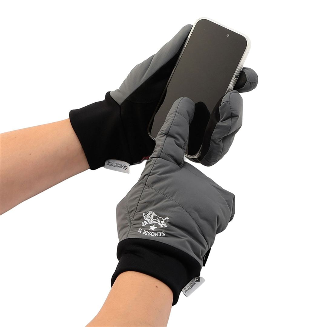 MIZUNO IL BISONTE WINDSTOPPER Product Finger Padded Mitten B2JYCS50
