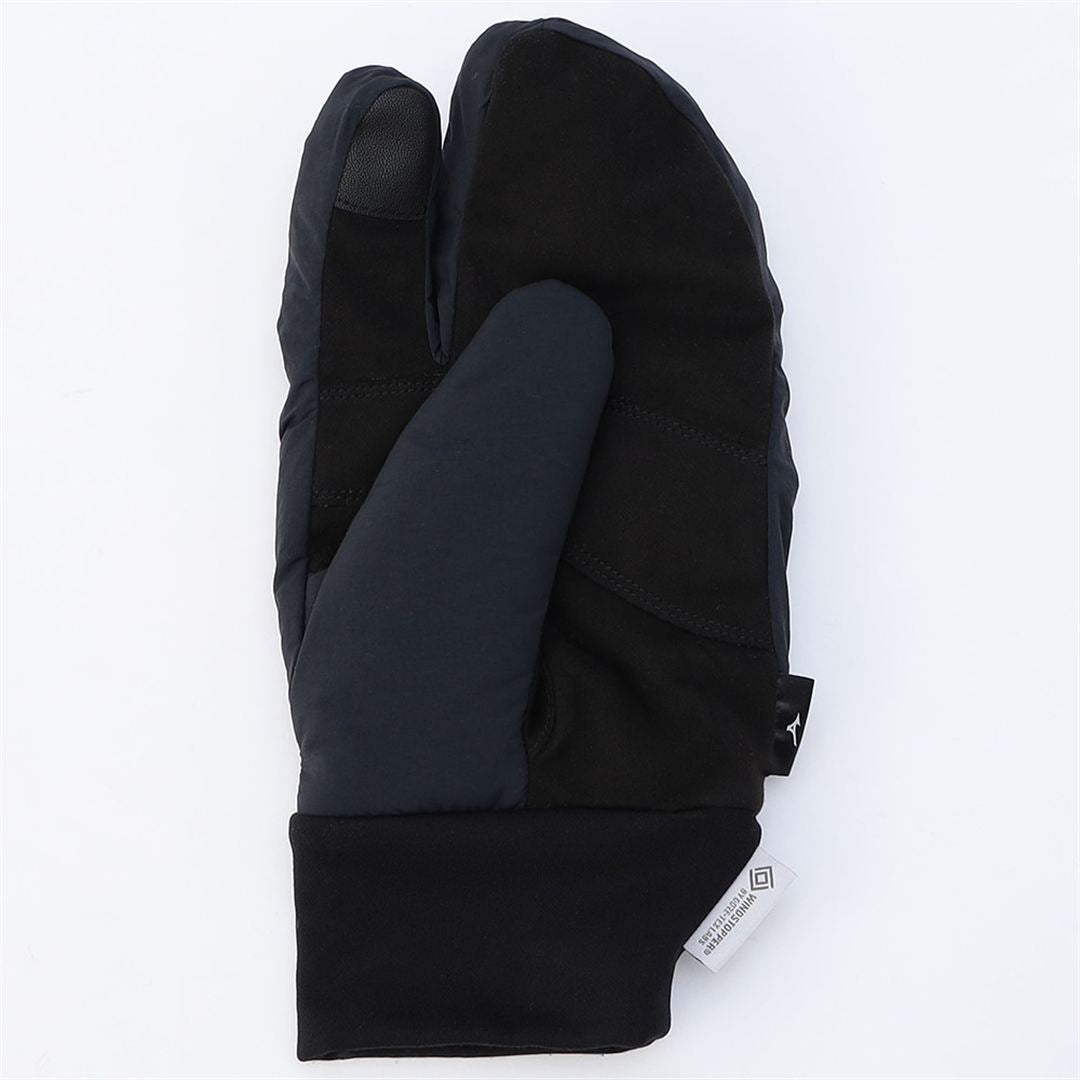 MIZUNO IL BISONTE WINDSTOPPER Product Finger Padded Mitten B2JYCS50
