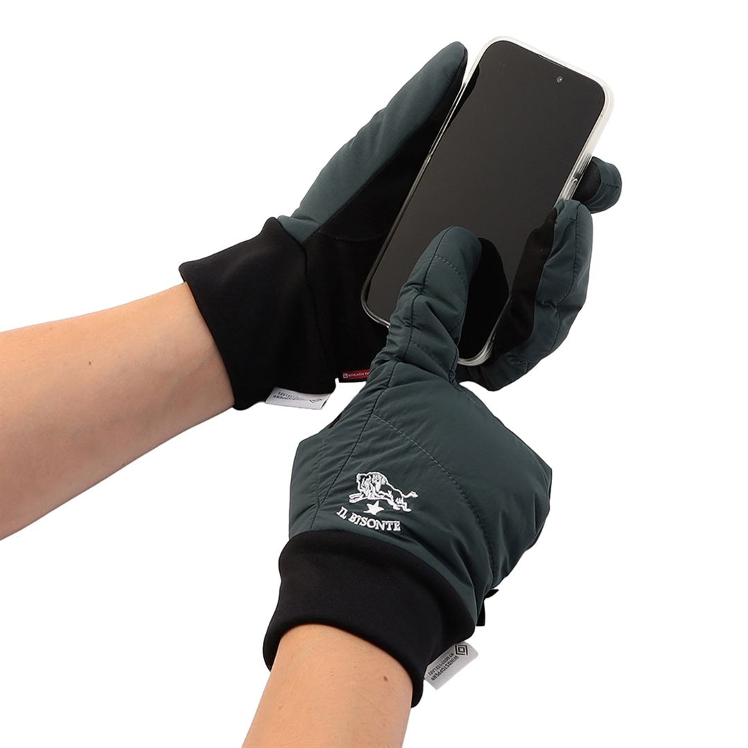 MIZUNO IL BISONTE WINDSTOPPER Product Finger Padded Mitten B2JYCS50