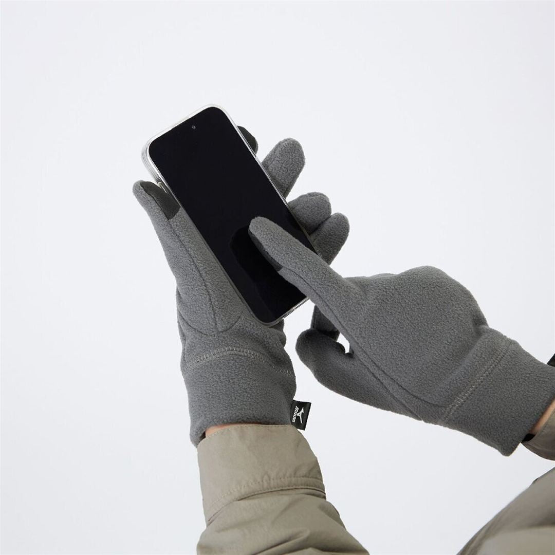 MIZUNO Breath Thermo Fleece Gloves C2JYD604 Touchscreen Compatible