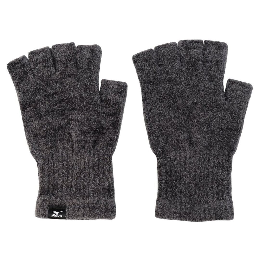 MIZUNO Breath Thermo Loose Soft Knit Fingerless Gloves C2JYD607