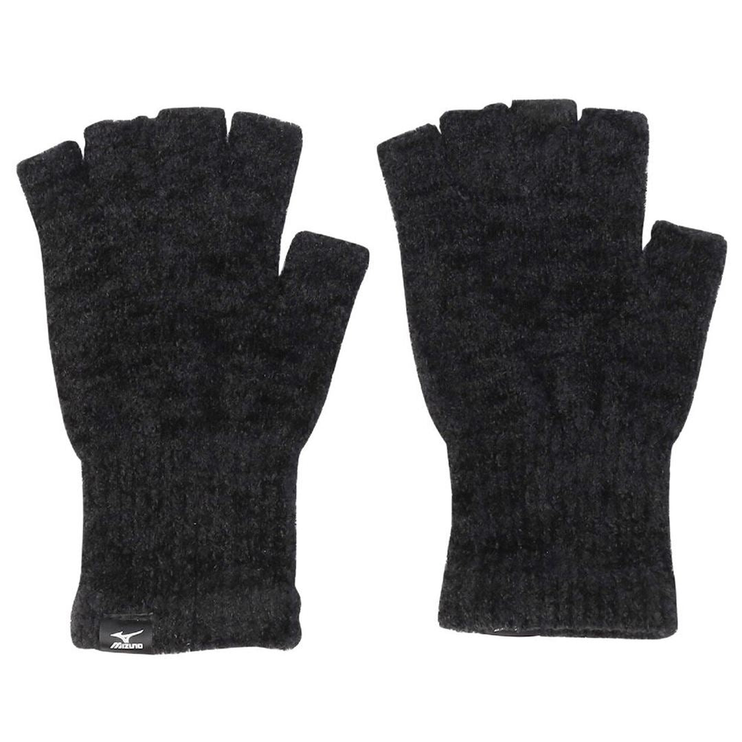 MIZUNO Breath Thermo Loose Soft Knit Fingerless Gloves C2JYD607