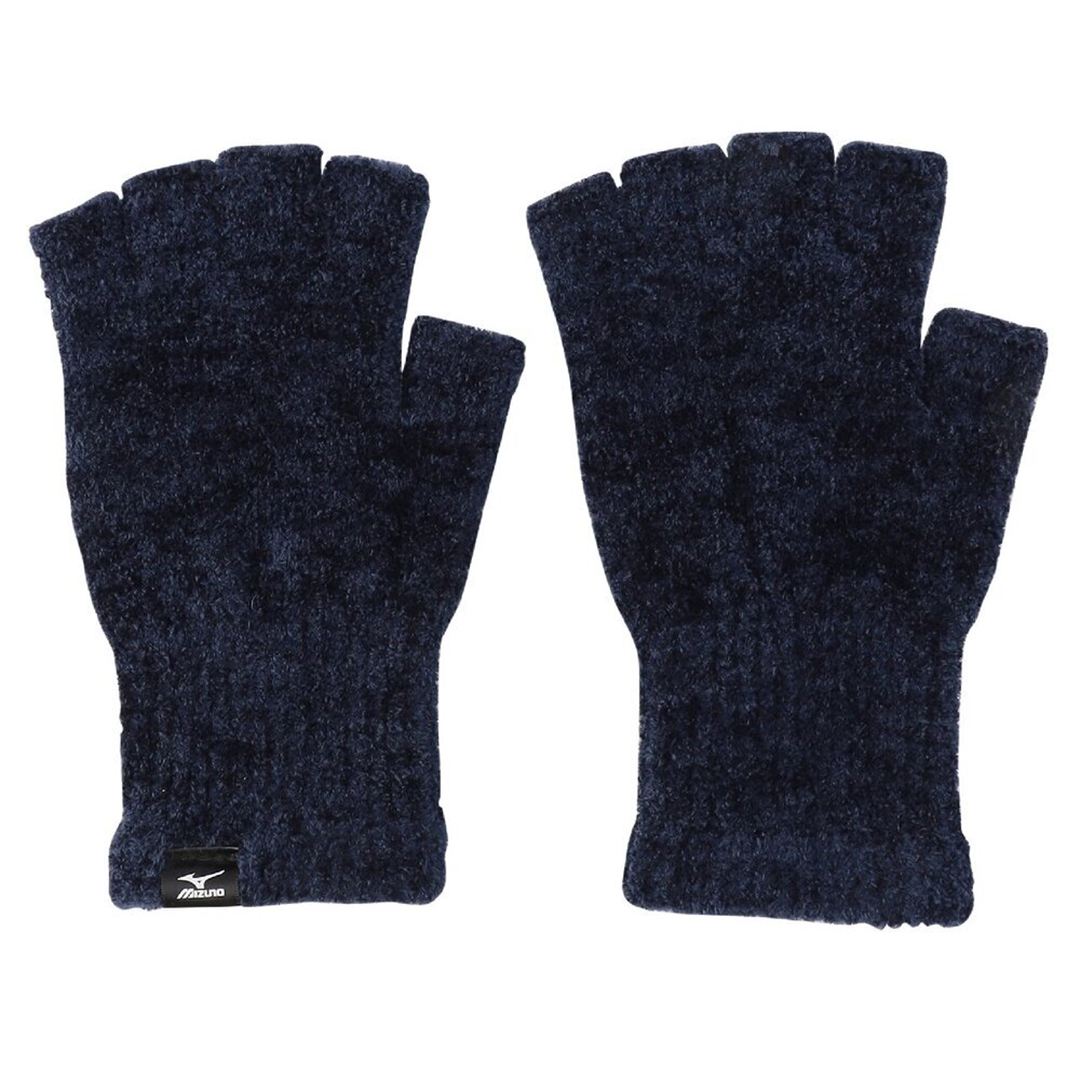 MIZUNO Breath Thermo Loose Soft Knit Fingerless Gloves C2JYD607