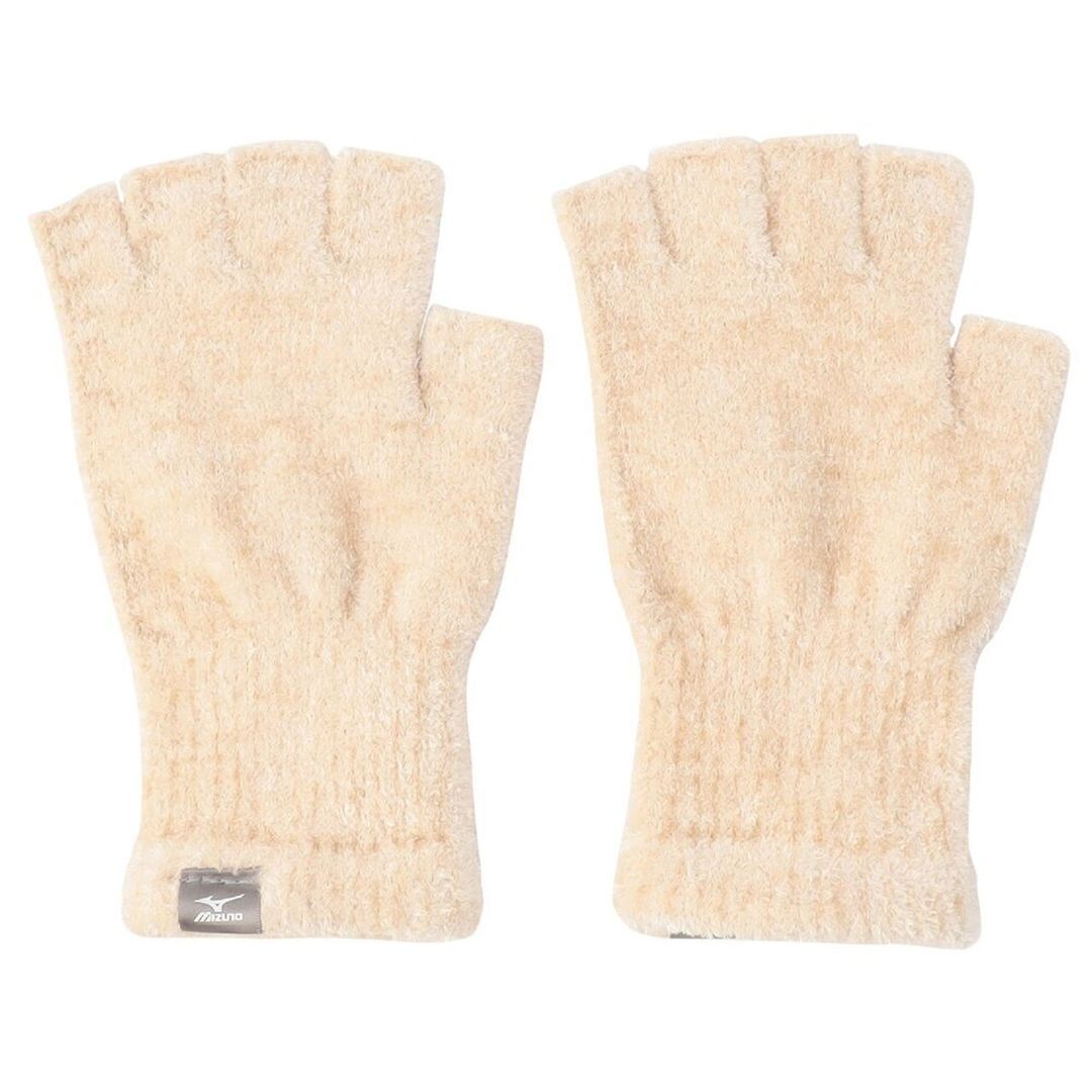 MIZUNO Breath Thermo Loose Soft Knit Fingerless Gloves C2JYD607