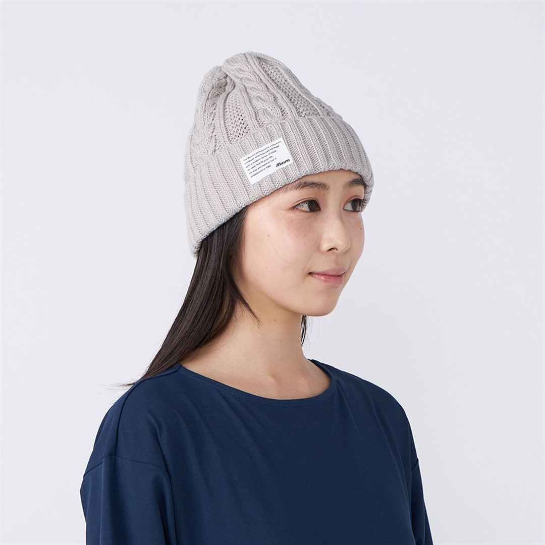 MIZUNO Breath Thermo Cable Knit Cap B2JWC530