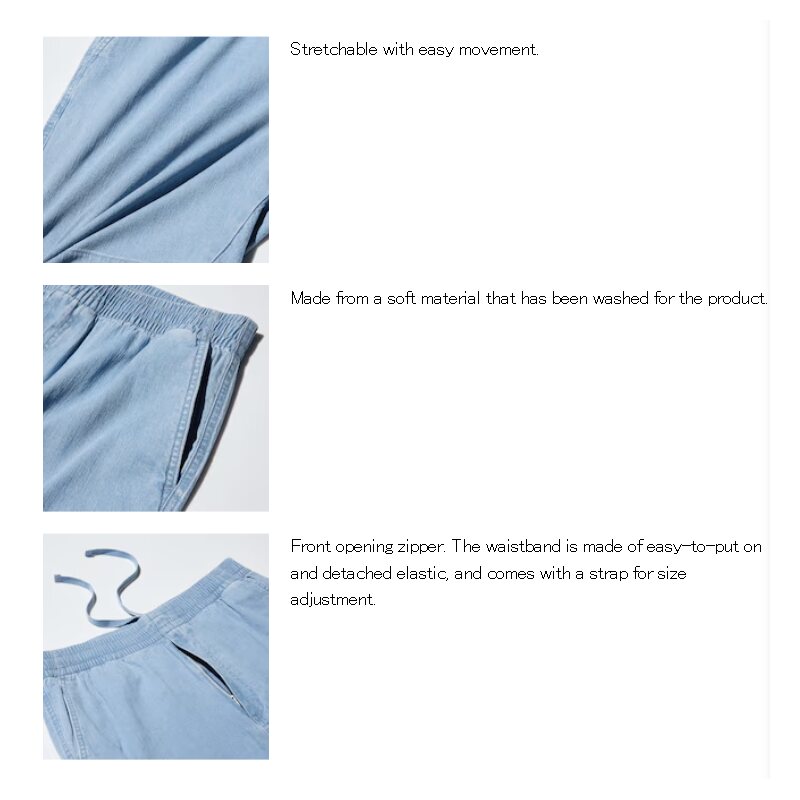U Stretch Easy Shorts 481583 Japan best brand