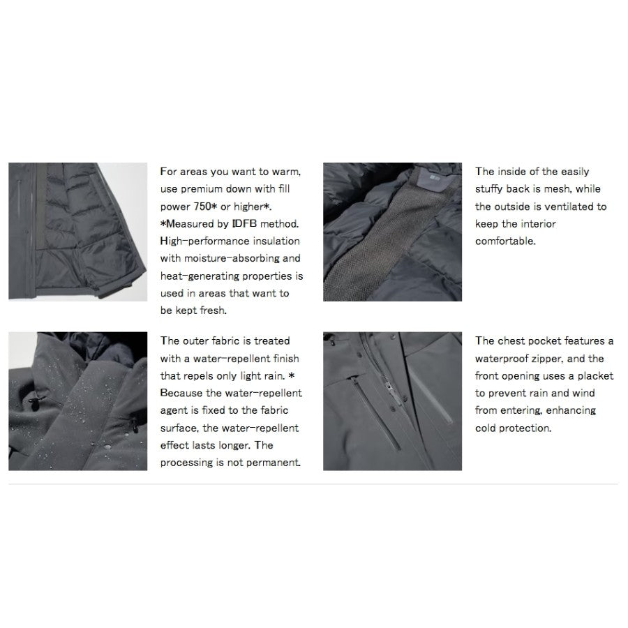 U Hybrid Down Parka 491160 Japan best brand