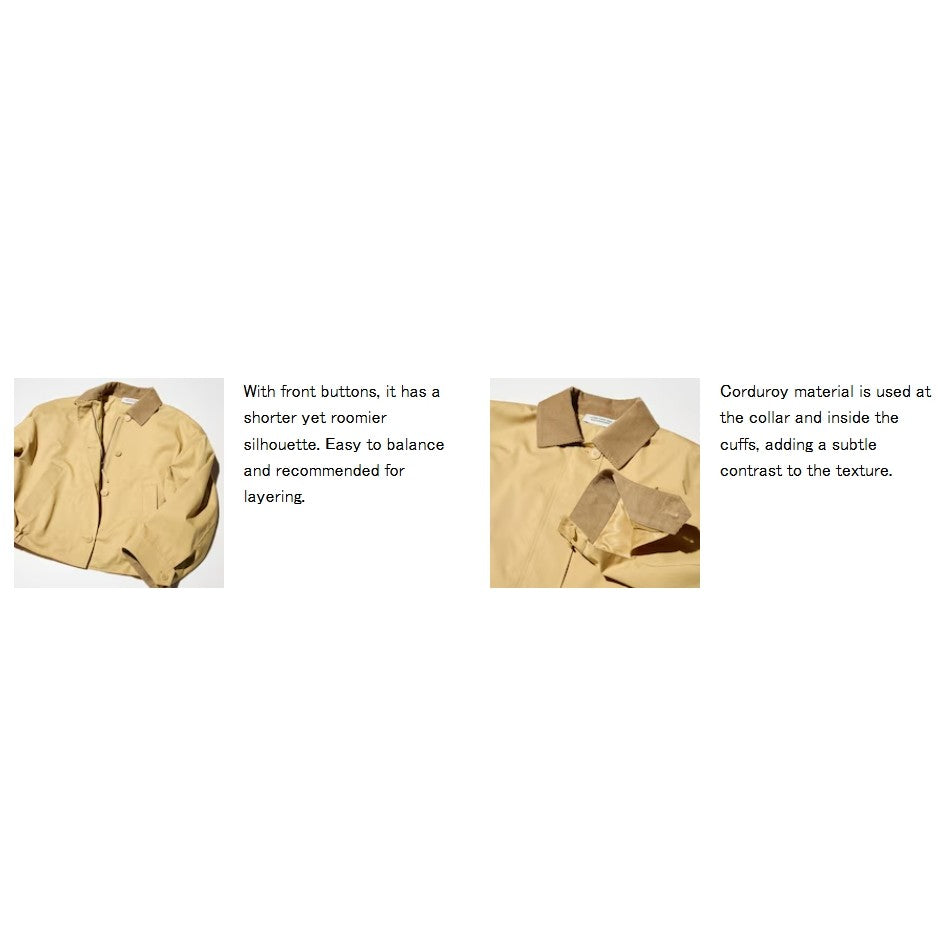 U Cotton Blend Relaxed Blouson 488468 Japan best brand