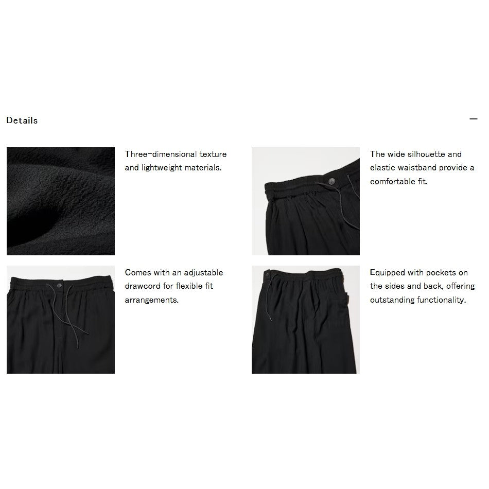 U Easy Wide Pants 492168 Japan best brand
