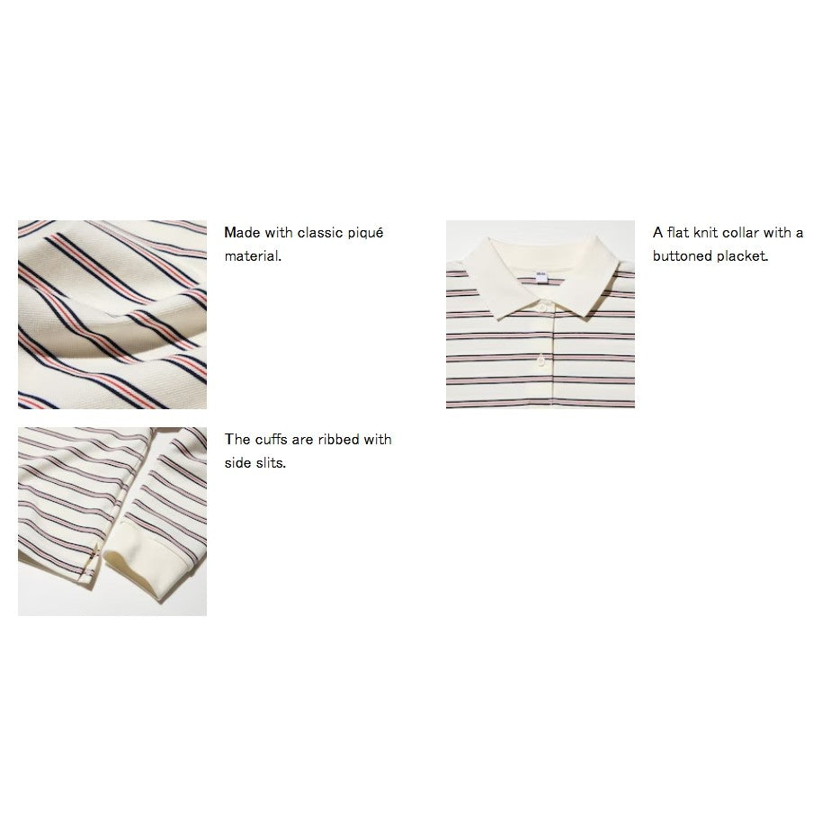 U Striped Polo Shirt 489060 Japan best brand