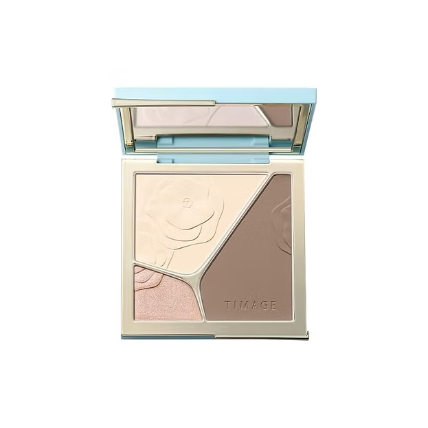 TIMAGE Three-Color Contour & Highlight Powder Palette