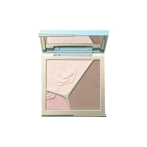 TIMAGE Three-Color Contour & Highlight Powder Palette