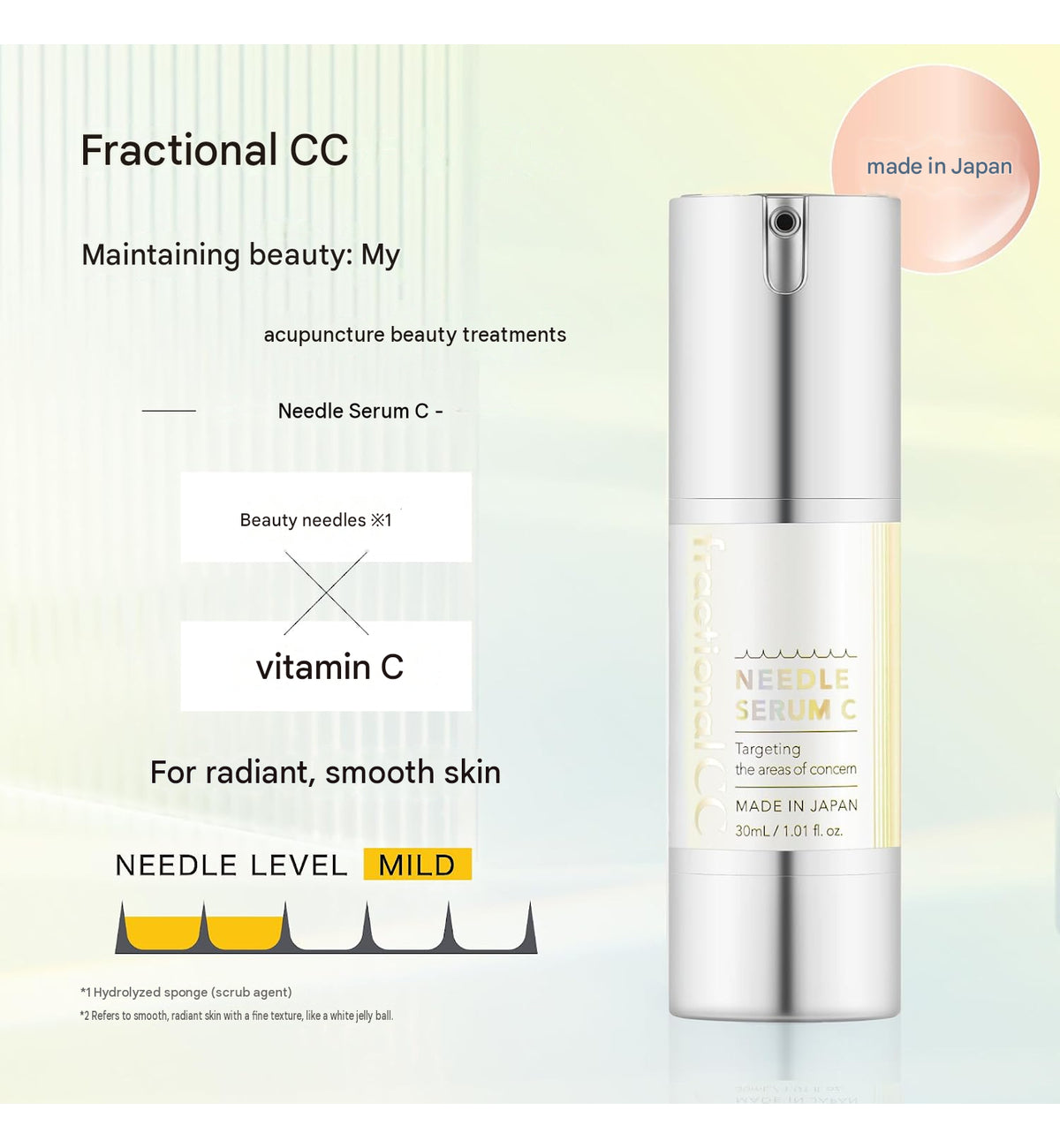 Fractional CC Needle Serum C – Vitamin C & Glutathione Micro-Needle Serum 30mL