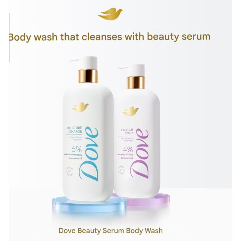 Dove Beauty Serum Body Wash (500g)