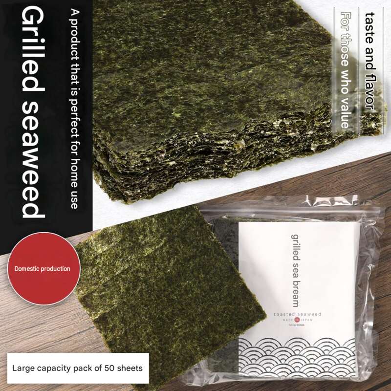 Japanese Roasted Seaweed – 50 Full-Size Sheets