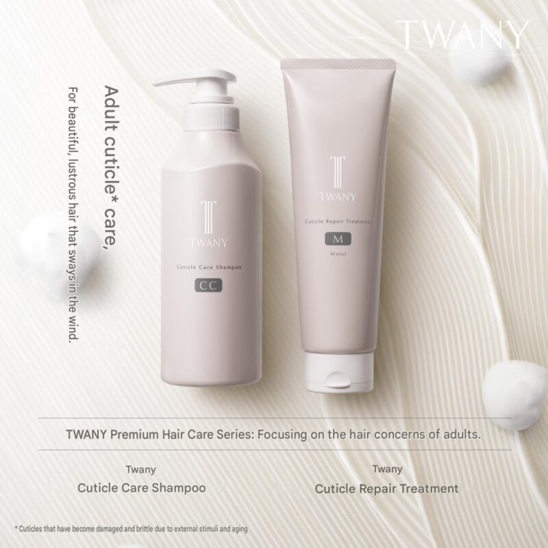 Twany Premium Hair Care Series: Cuticle Care Shampoo & Repair Treatment