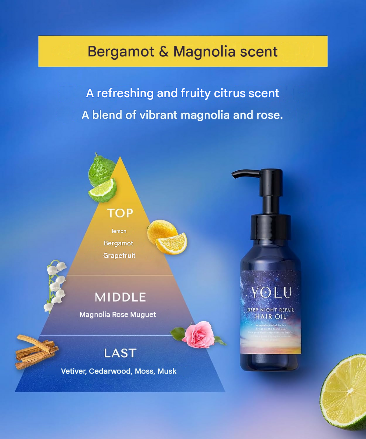 YOLU Deep Night Repair Hair Oil 80 ml