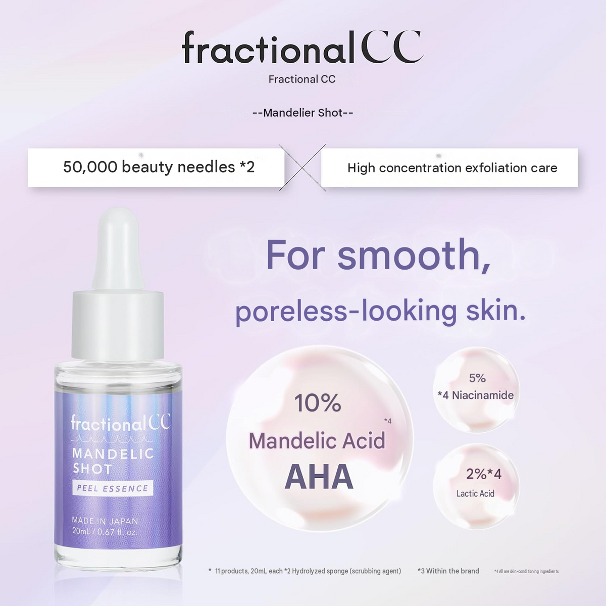 Fractional CC Needle Serum Mandelic Shot – 20mL