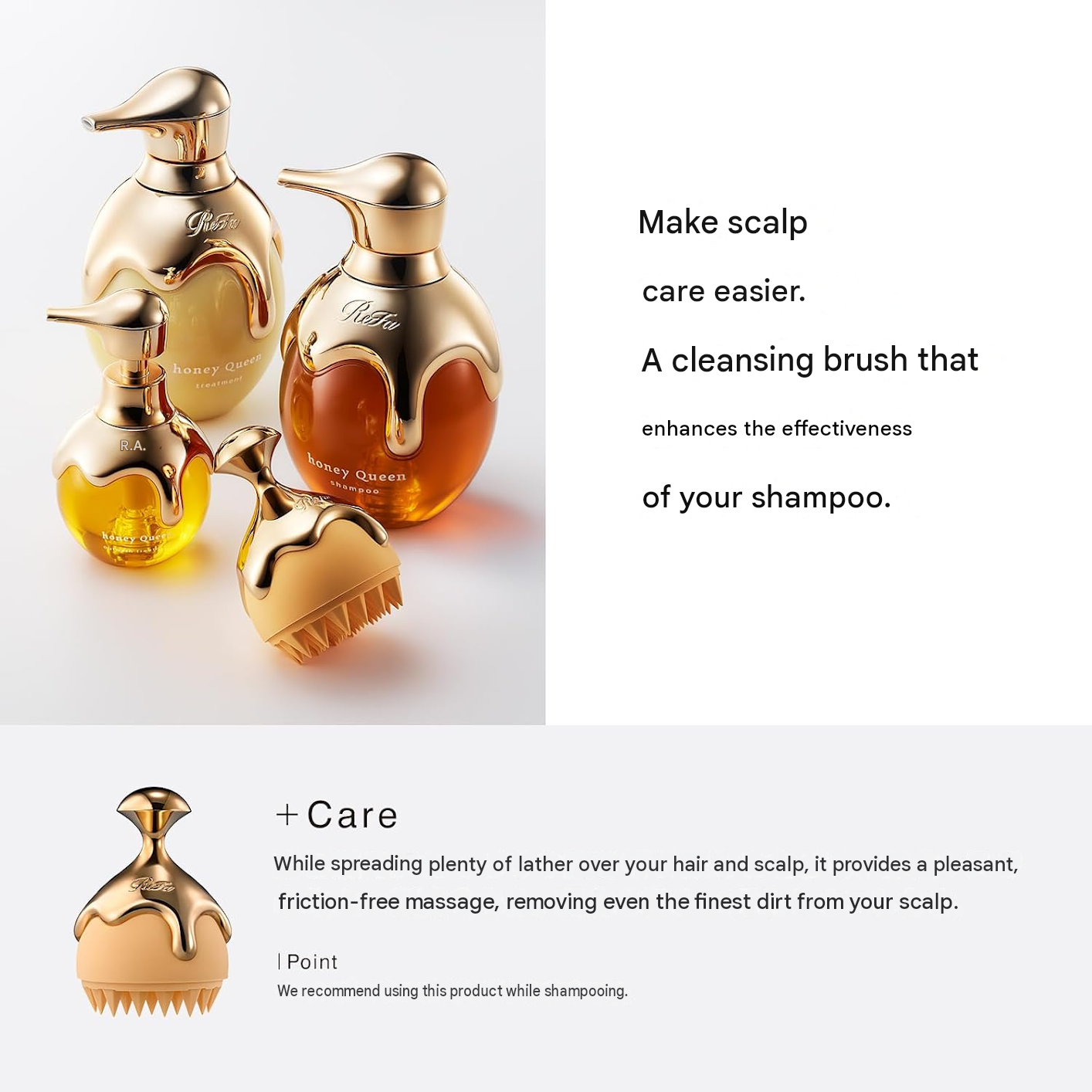ReFa HONEY QUEEN Shampoo & Treatment Set