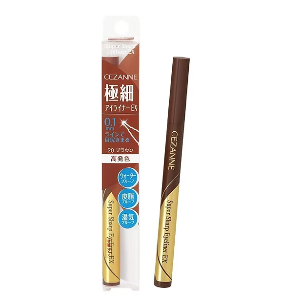 Cezanne Ultra Fine Eyeliner EX – Waterproof Liquid Eyeliner