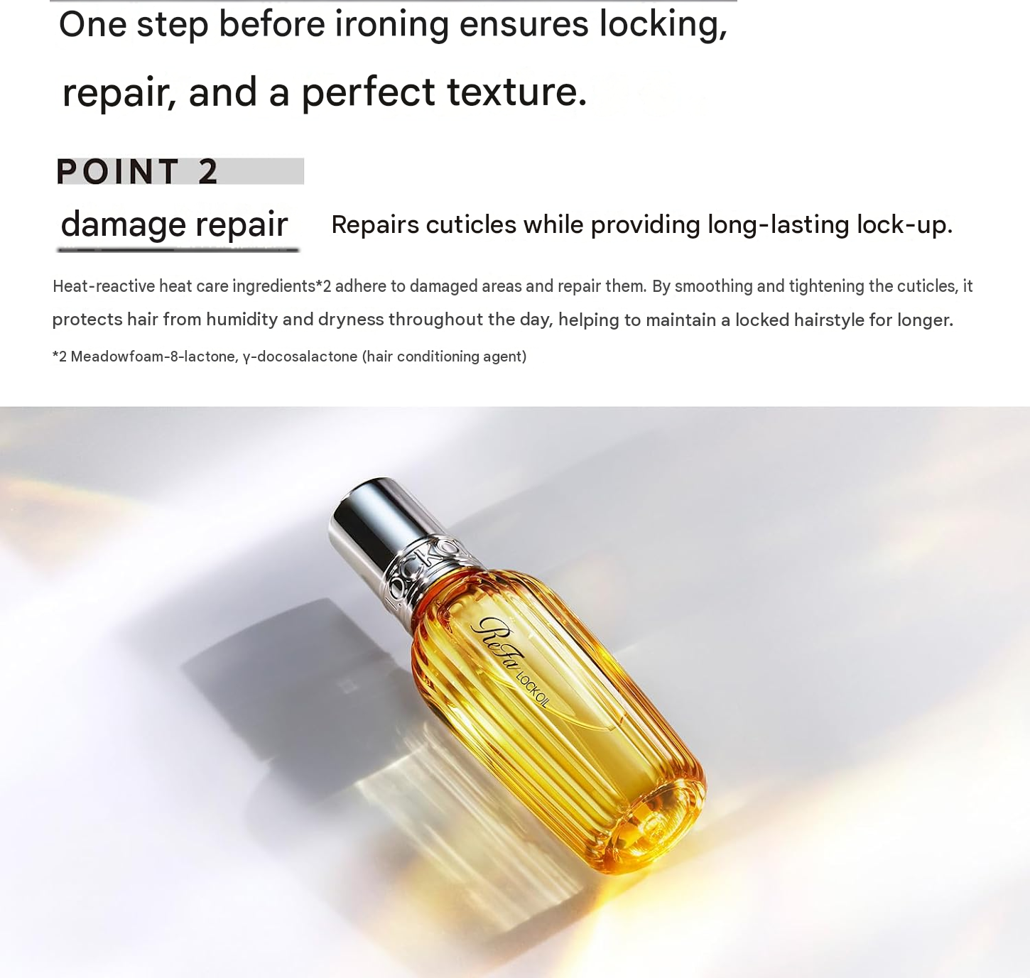 ReFa Lock Oil 80ml / 2.7 fl oz
