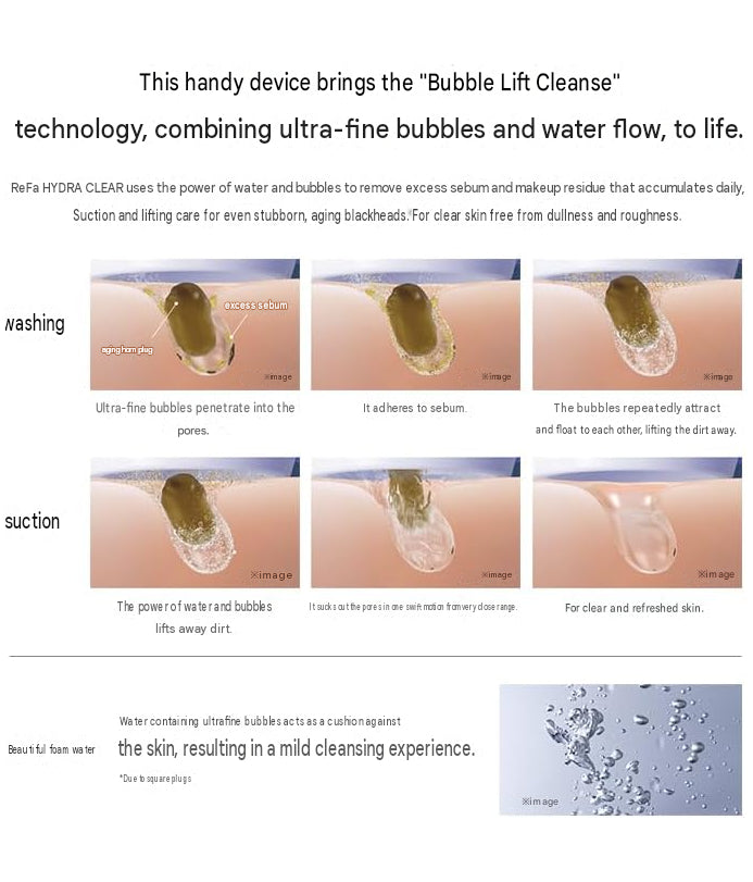 ReFa HYDRA CLEAR – Bubble Lift Cleansing Device
