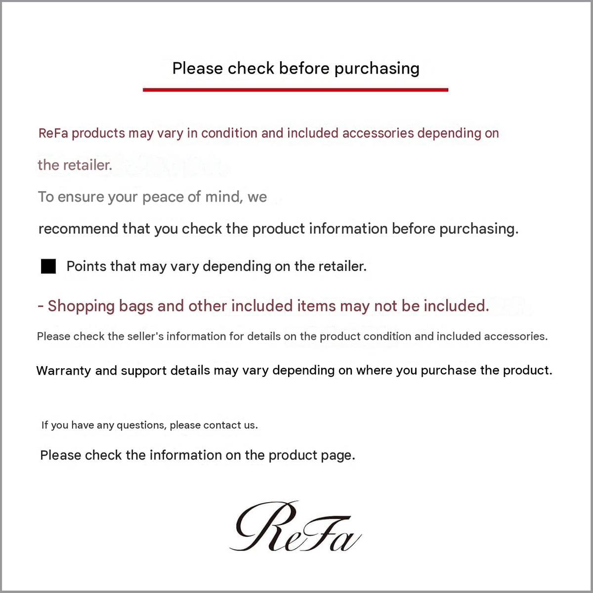 ReFa Finger Iron ST Hair Straightener – Hair Arrangement Guide Book & Shopper Included