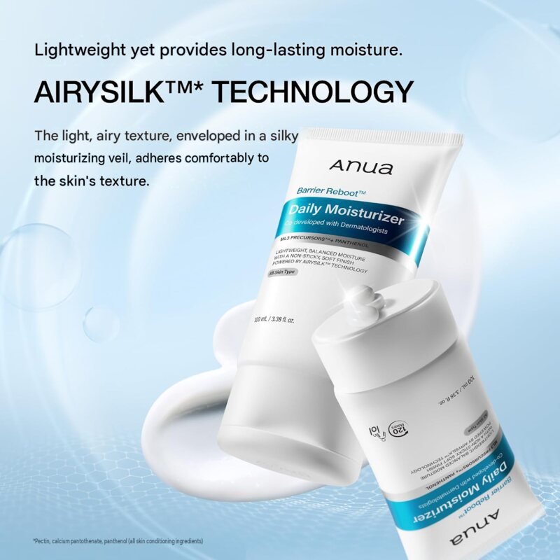 ANUA Barrier Reboot Daily Moisturizer – Panthenol & Barrier Care Cream 100mL