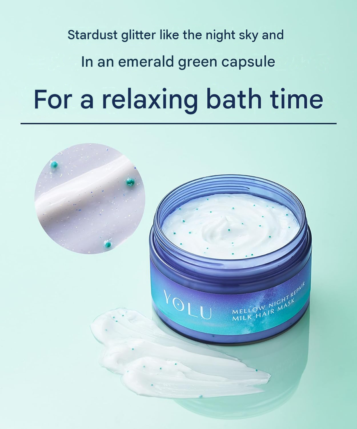 YOLU Mellow Night Repair Milk Hair Mask – High-Intensity Repair & Lightweight Moisture