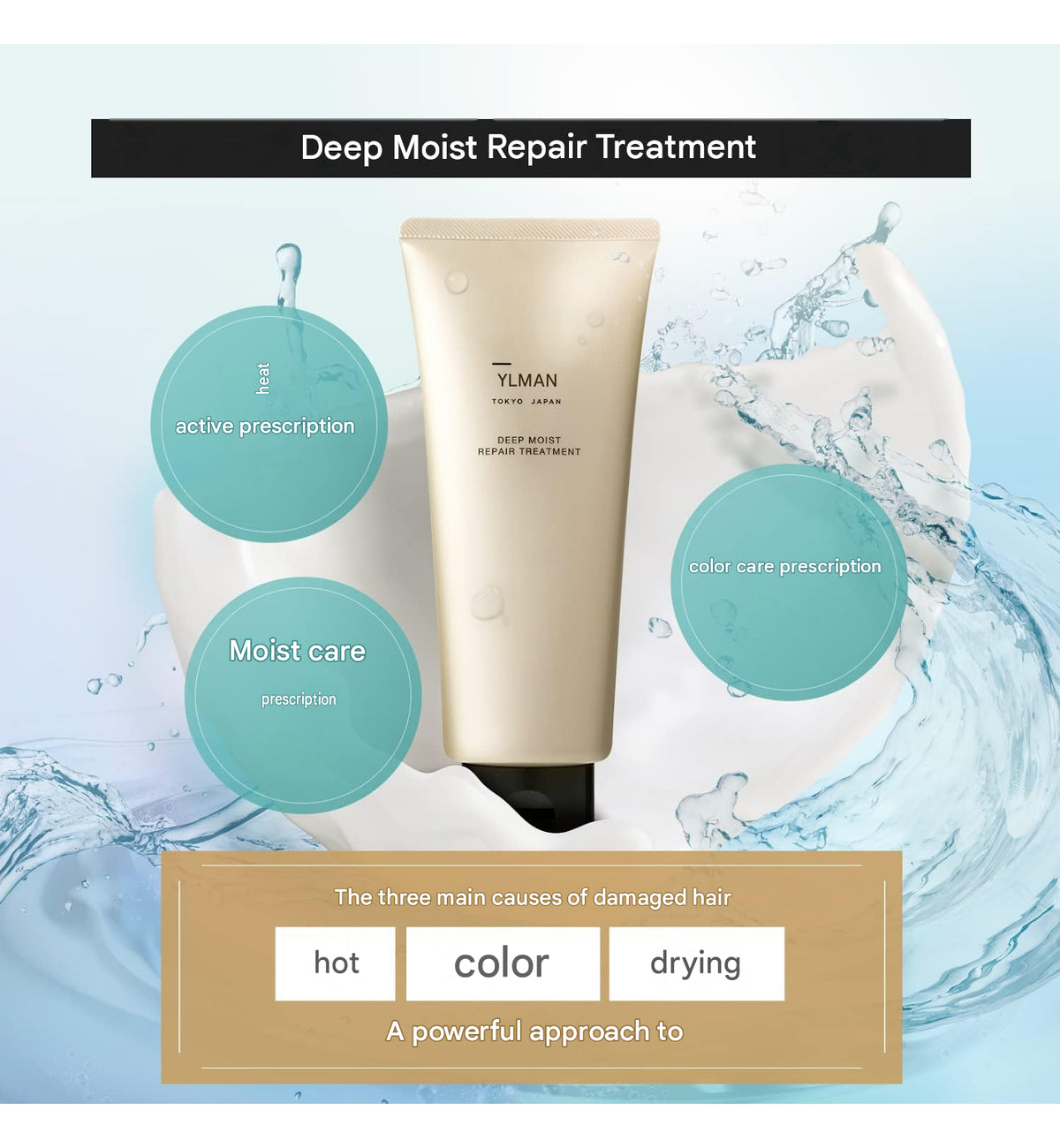 YA-MAN Deep Moist Repair Treatment – Intensive Hair Repair 200g