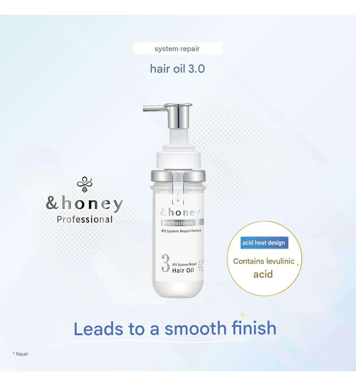 &honey Professional System Repair Hair Oil 3.0 – Moisturizing & Damage Care 105mL