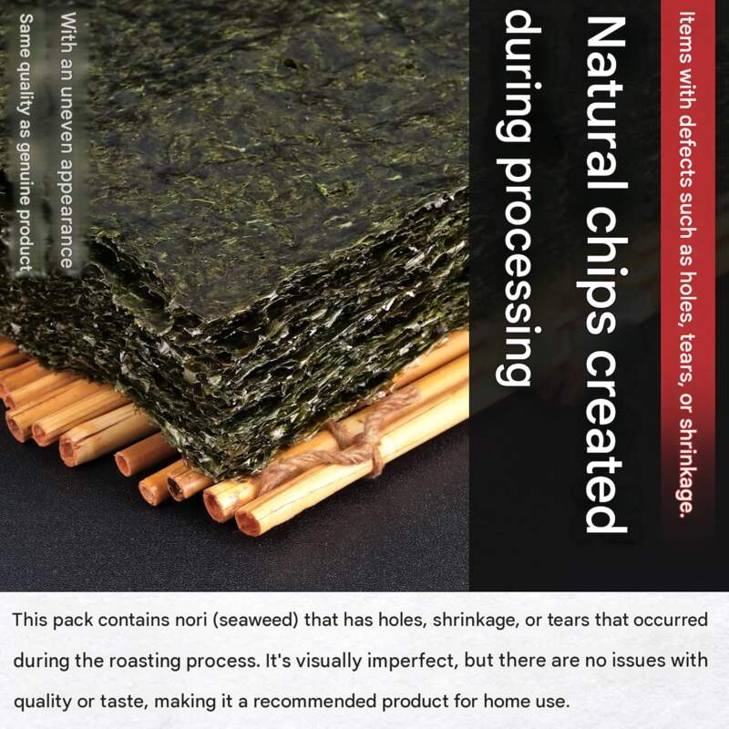 Japanese Roasted Seaweed – 50 Full-Size Sheets
