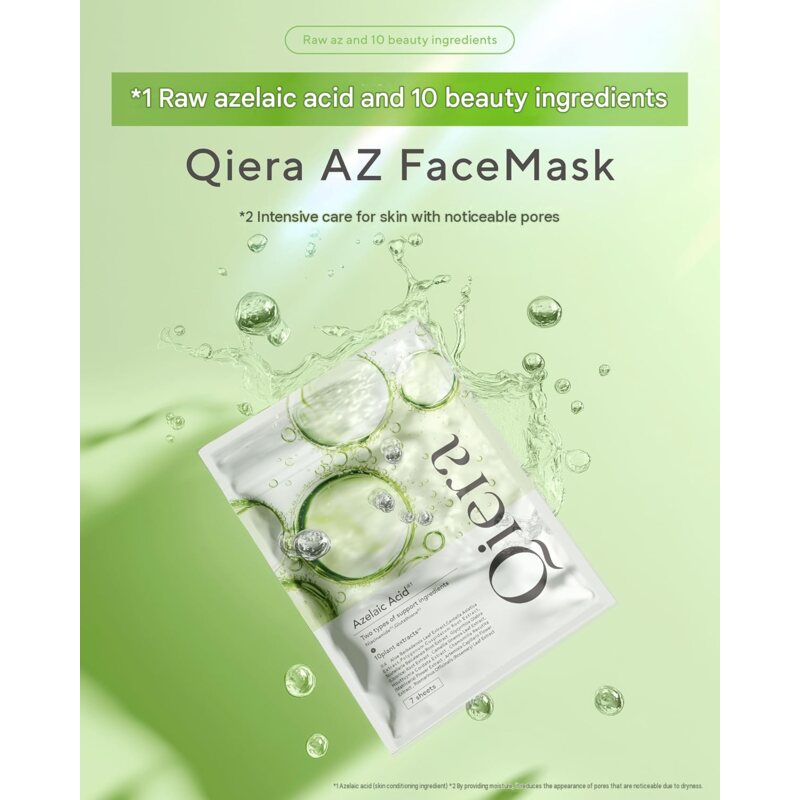 Qiera Azelaic Acid Face Mask – 7 Sheets / 100 ml