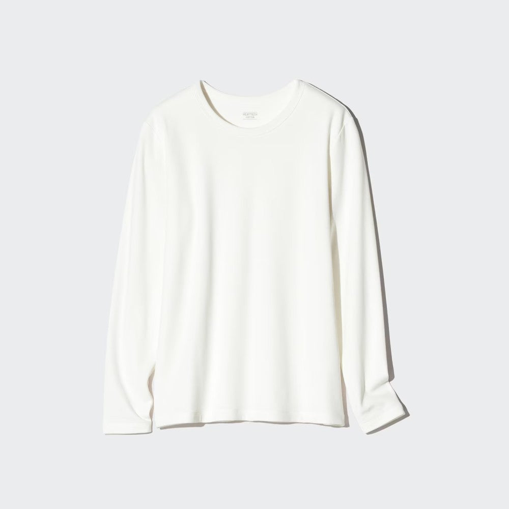U Ultra Warm Heattech Cotton Crew Neck T 485833 Japan best brand
