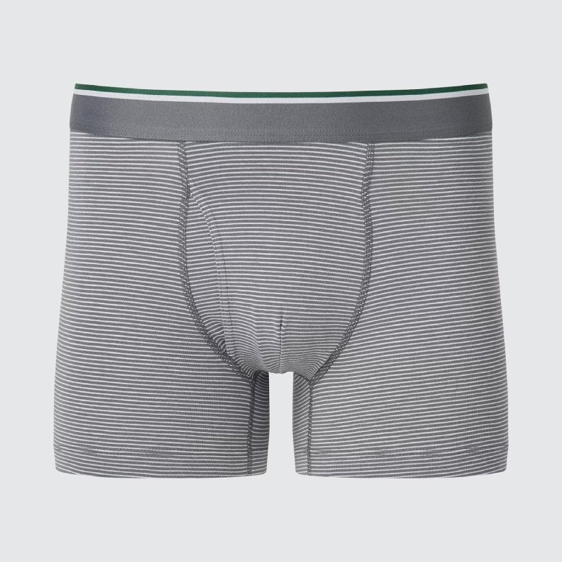 U Cotton Boxer Briefs (With Front Opening) 479497 Japan best brand