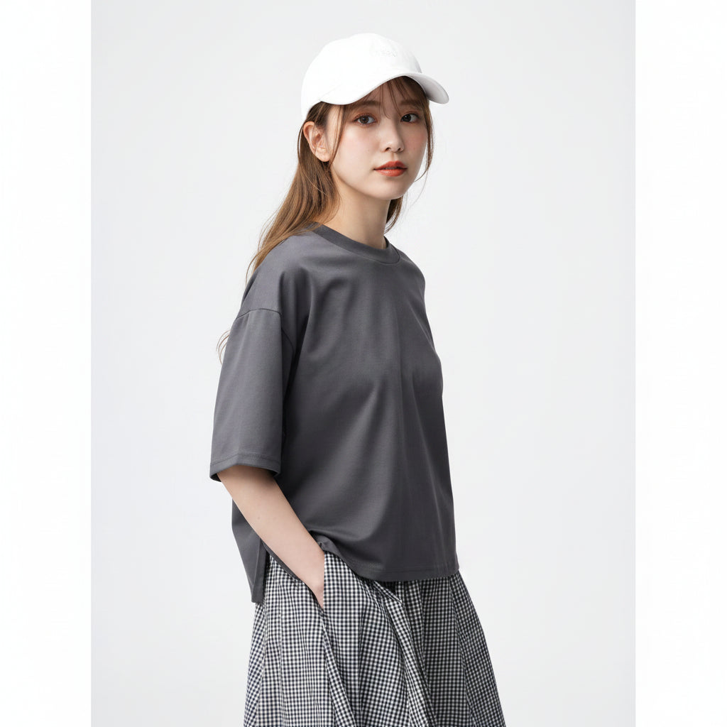 G Dry Wide T-Shirt (5/4 Sleeve) 356278 Japan best brand