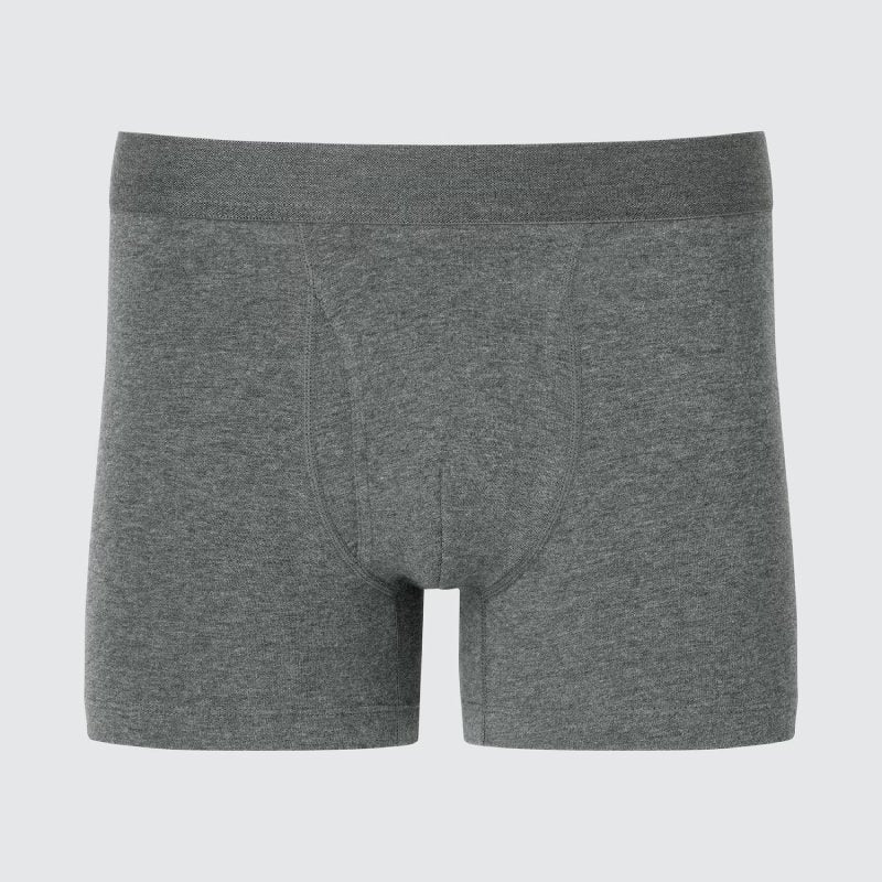 U Cotton Boxer Briefs (With Front Opening) 479495 Japan best brand