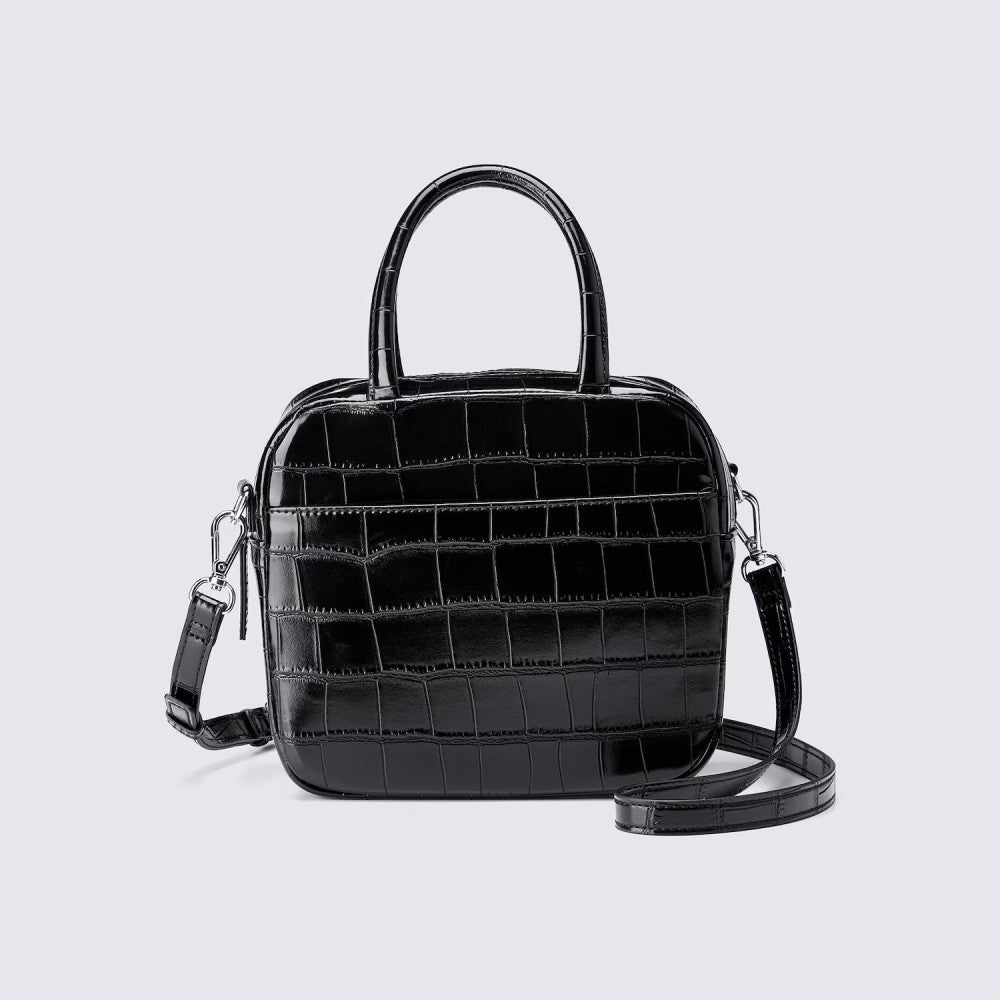 GU Square Boston Bag CL 361178 Japan best brand 18×20×9.5 cm