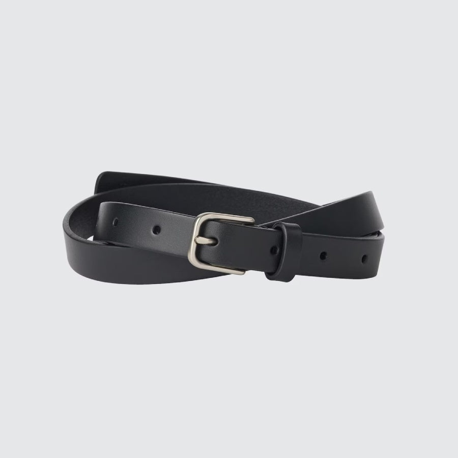 U Narrow Long Leather Belt Volpi Leather 484708 Japan best brand