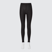 U HEATTECH Extra Warm Cashmere Blend Ribbed Leggings 483110 Japan best brand