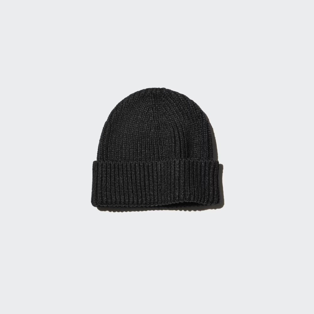 UniQlo HEATTECH Rib Beanie 486191 Japan best brand