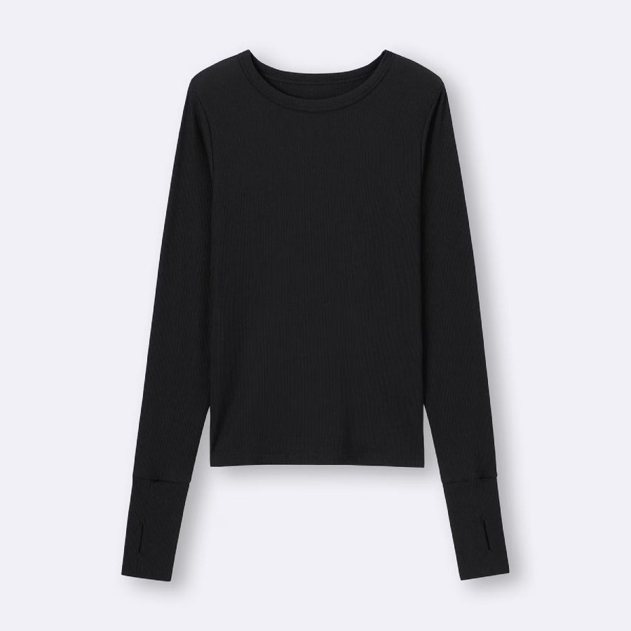 G Warm Rib Crew Neck T-Shirt (Extra Long Sleeve) 358044 Japan best brand