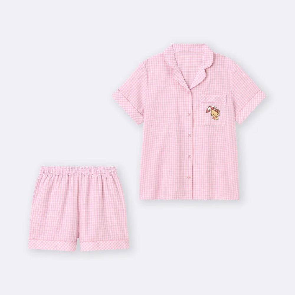 G Sanrio Characters Pajama Set (Short Sleeves & Shorts) 360513 Japan best brand