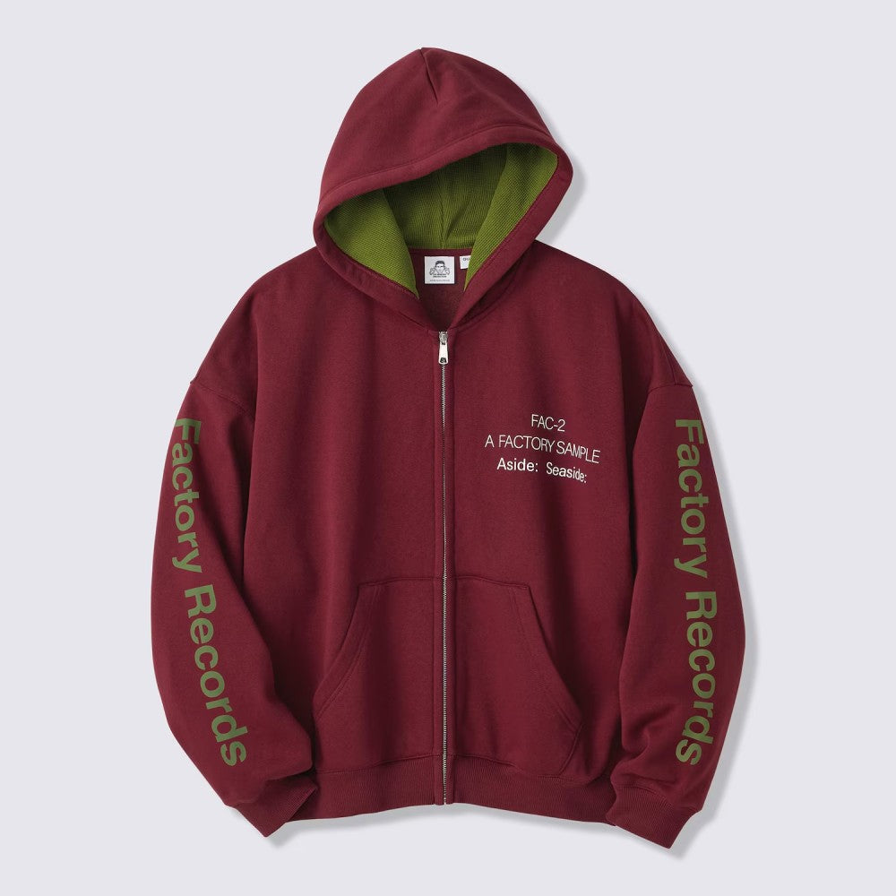 G Heavyweight Sweatshirt Full-Zip Parka Factory Records PF 361482 Japan best brand
