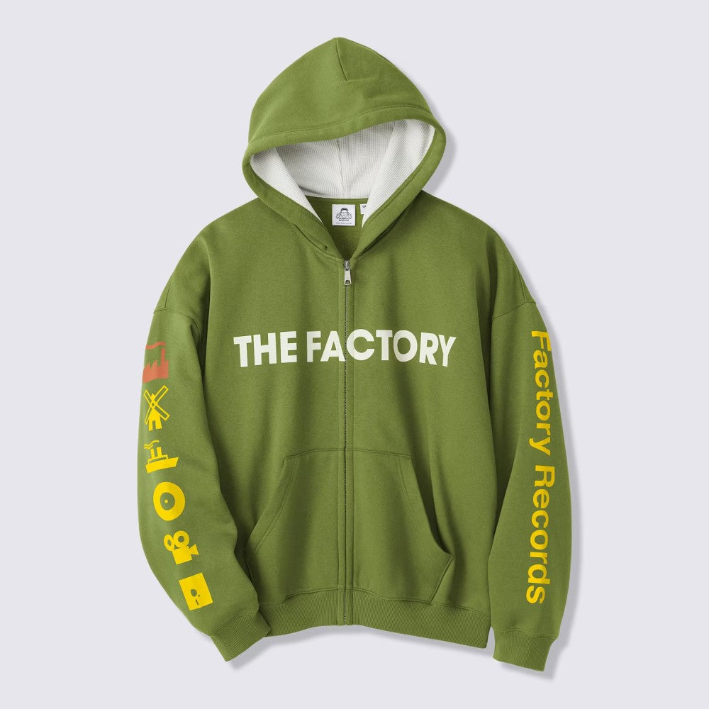 G Heavyweight Sweatshirt Full-Zip Parka Factory Records PF 361482 Japan best brand