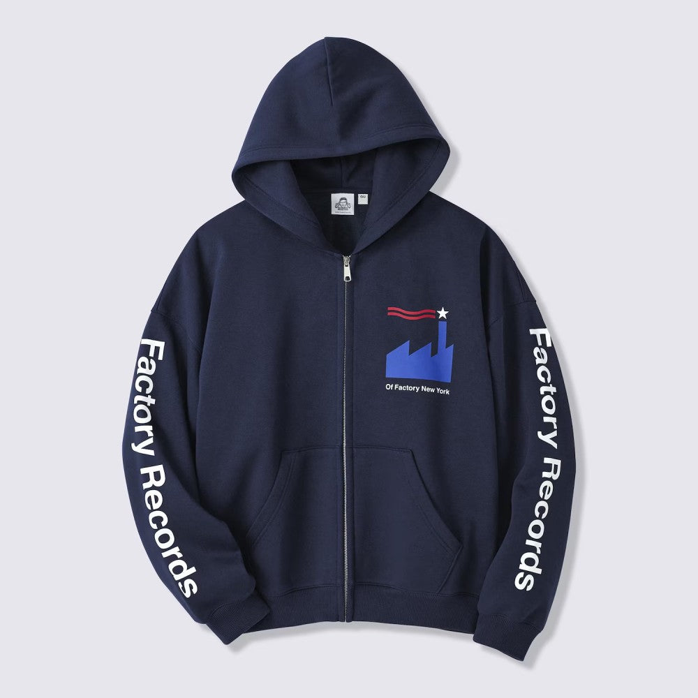 G Heavyweight Sweatshirt Full-Zip Parka Factory Records PF 361482 Japan best brand